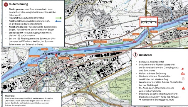 Kaiseraugst Ruderstrecke 1 2 WEB