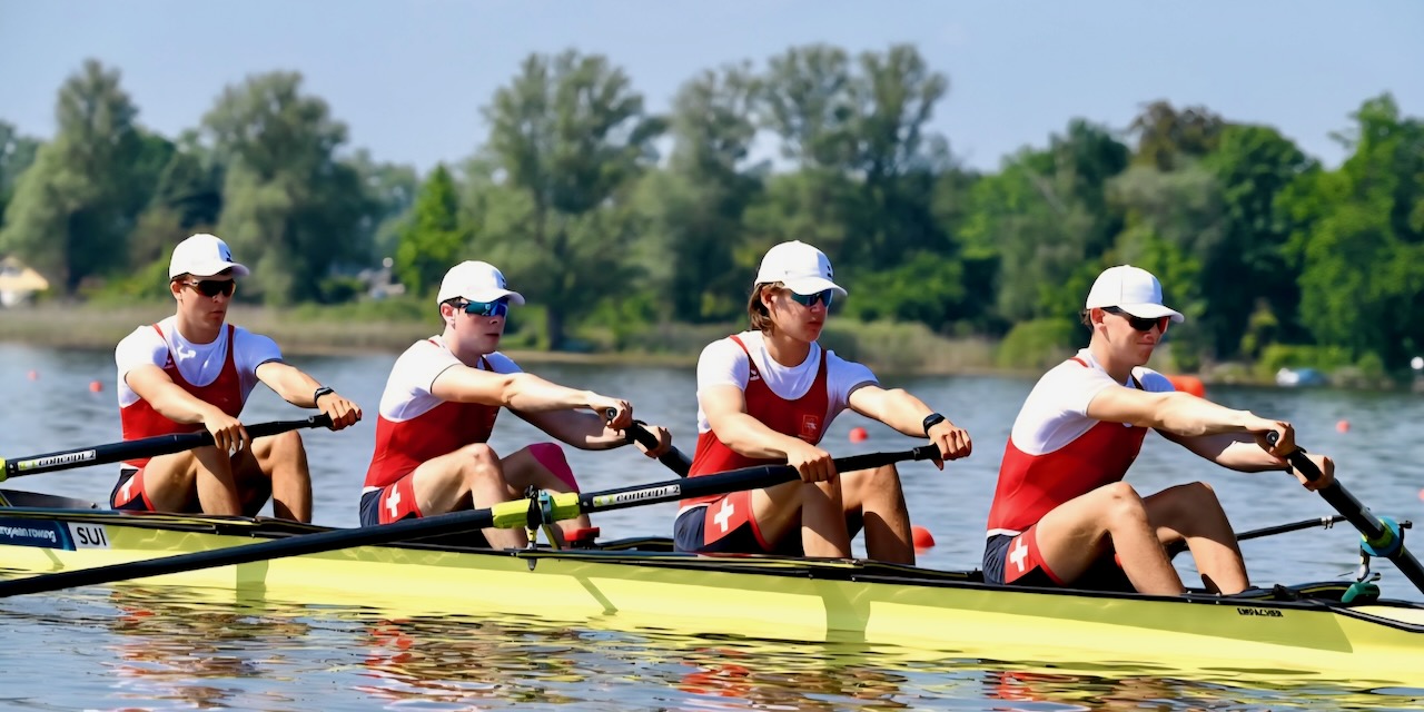 Vierer vom BRC an der U19 Europameisterschaft